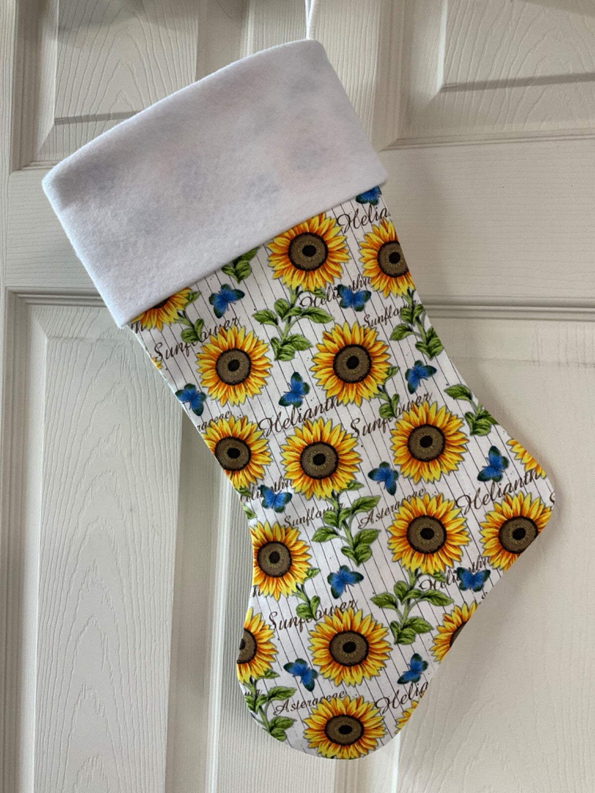 Sunflower Christmas Stocking