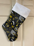 Iowa Hawkeyes State Design Christmas Stocking