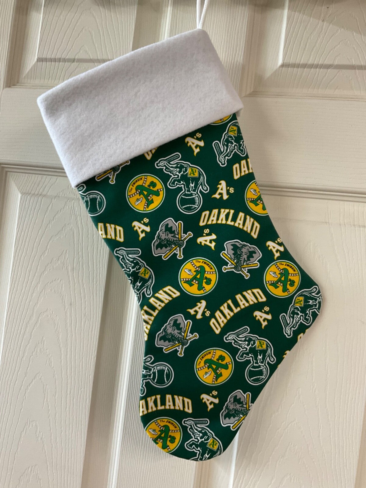 Oakland Athletics Christmas Stocking