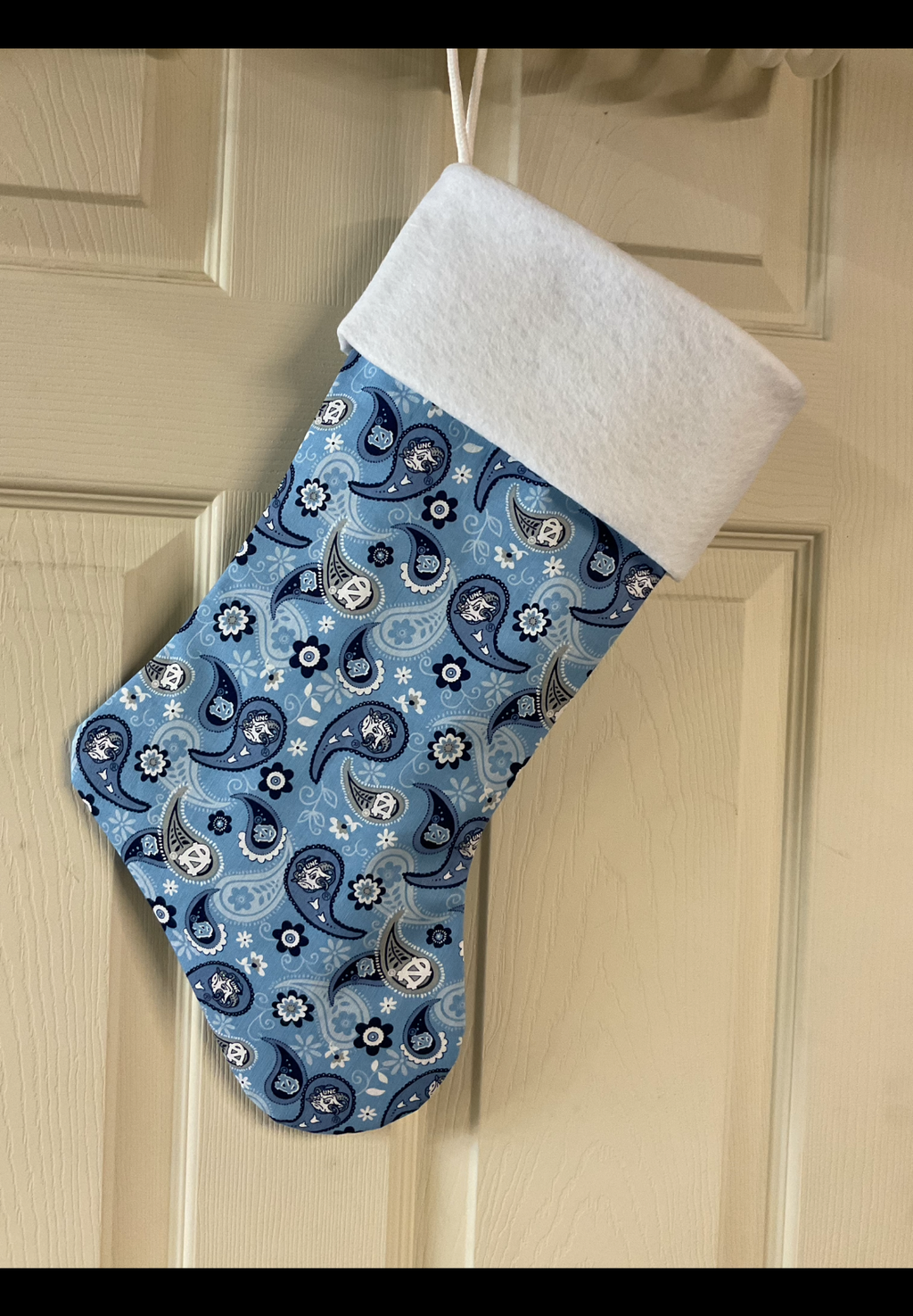 North Carolina Tarheels ( Feasley) Christmas Stocking