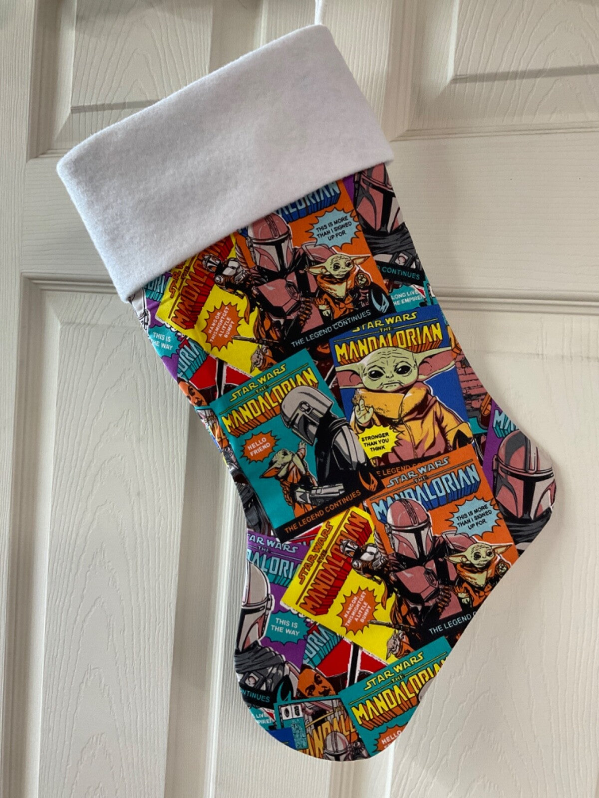 Star Wars Mandalorian Christmas Stocking