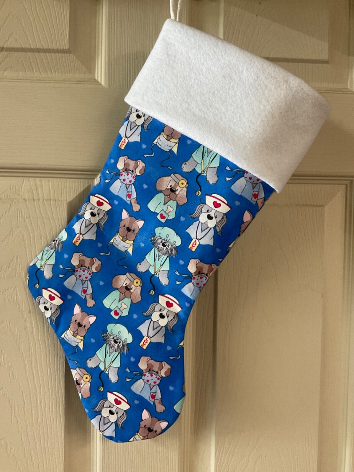 Medical Doggies Christmas Stocking