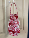 Handmade wine bottle gift bag #10