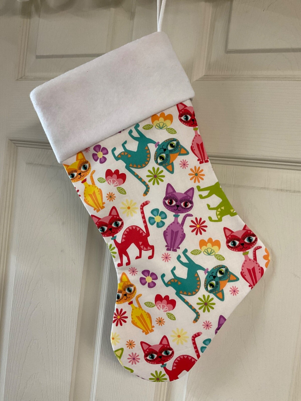 Animated Cats  Christmas Stocking