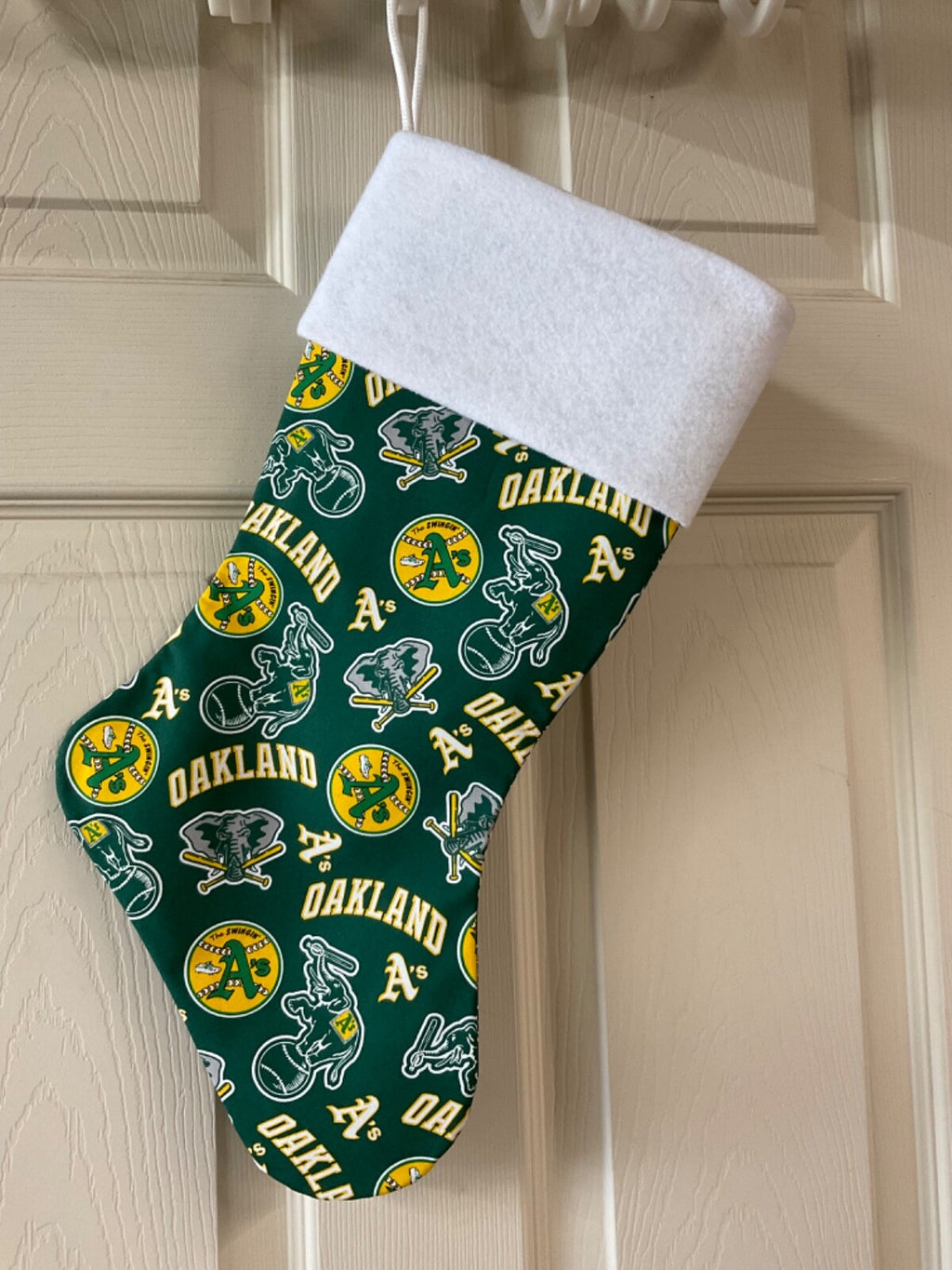 Oakland Athletics Christmas Stocking