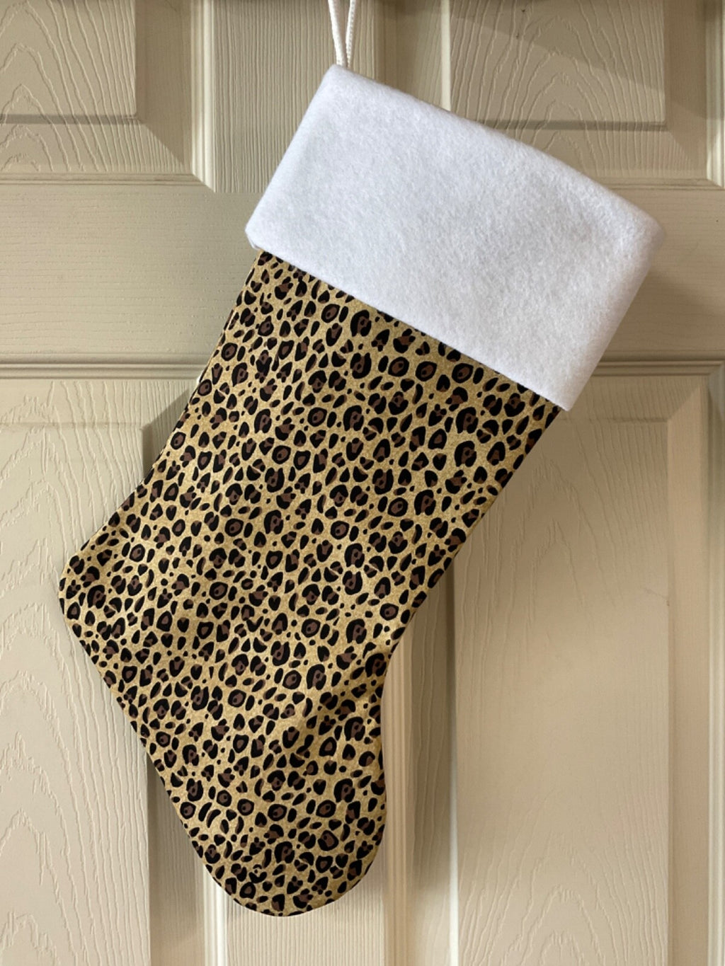 Leopard Christmas Stocking