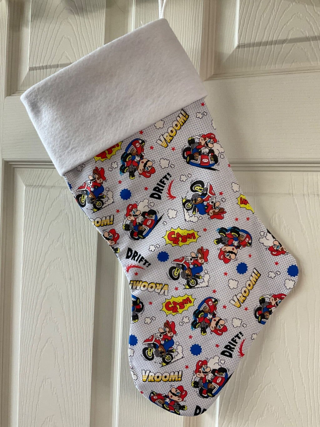 Super Mario Cart  Christmas Stocking