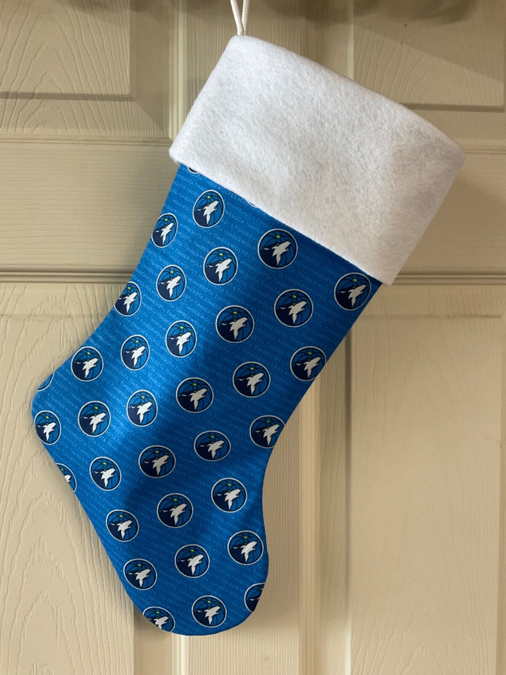 Minnesota Timber wolves  Christmas Stocking