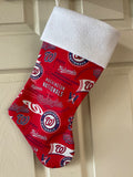 Washington Nationals Christmas Stocking