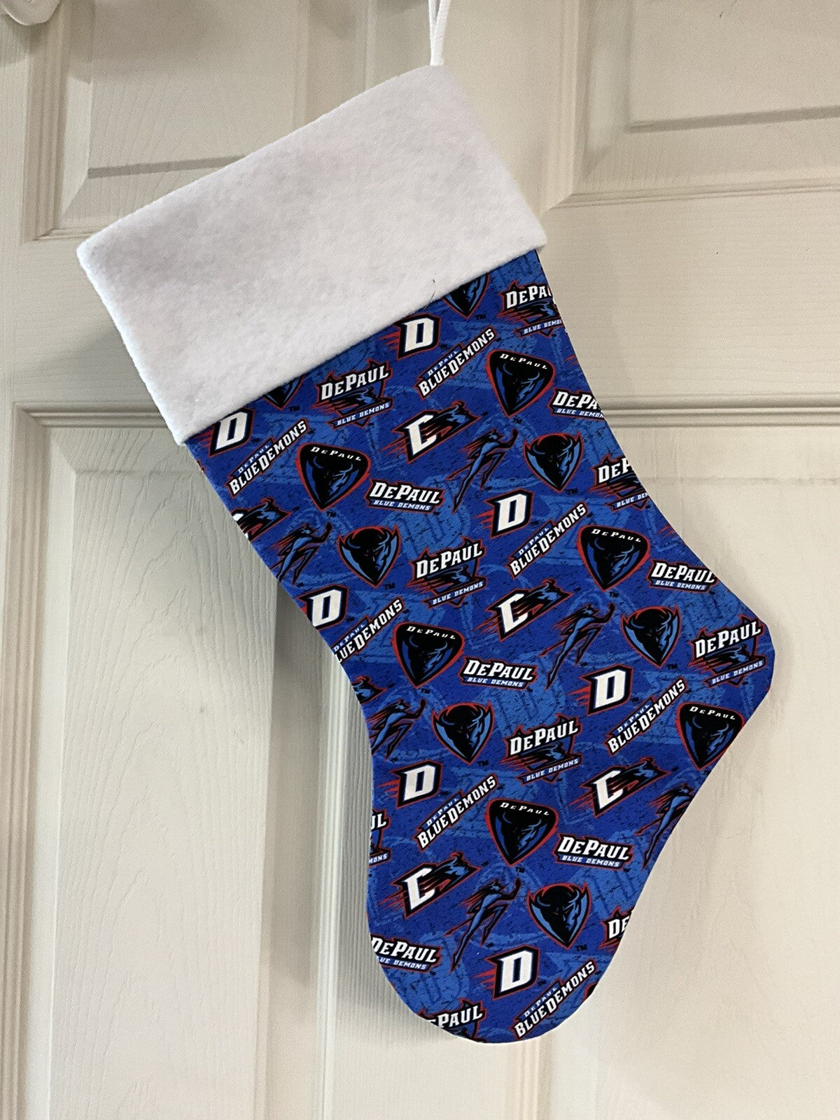 Blue Demon DePaul Christmas Stocking