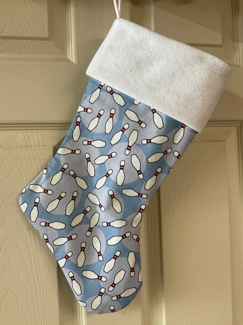 Bowling logo  Christmas Stocking
