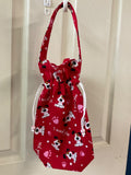 Handmade wine bottle gift bag #9