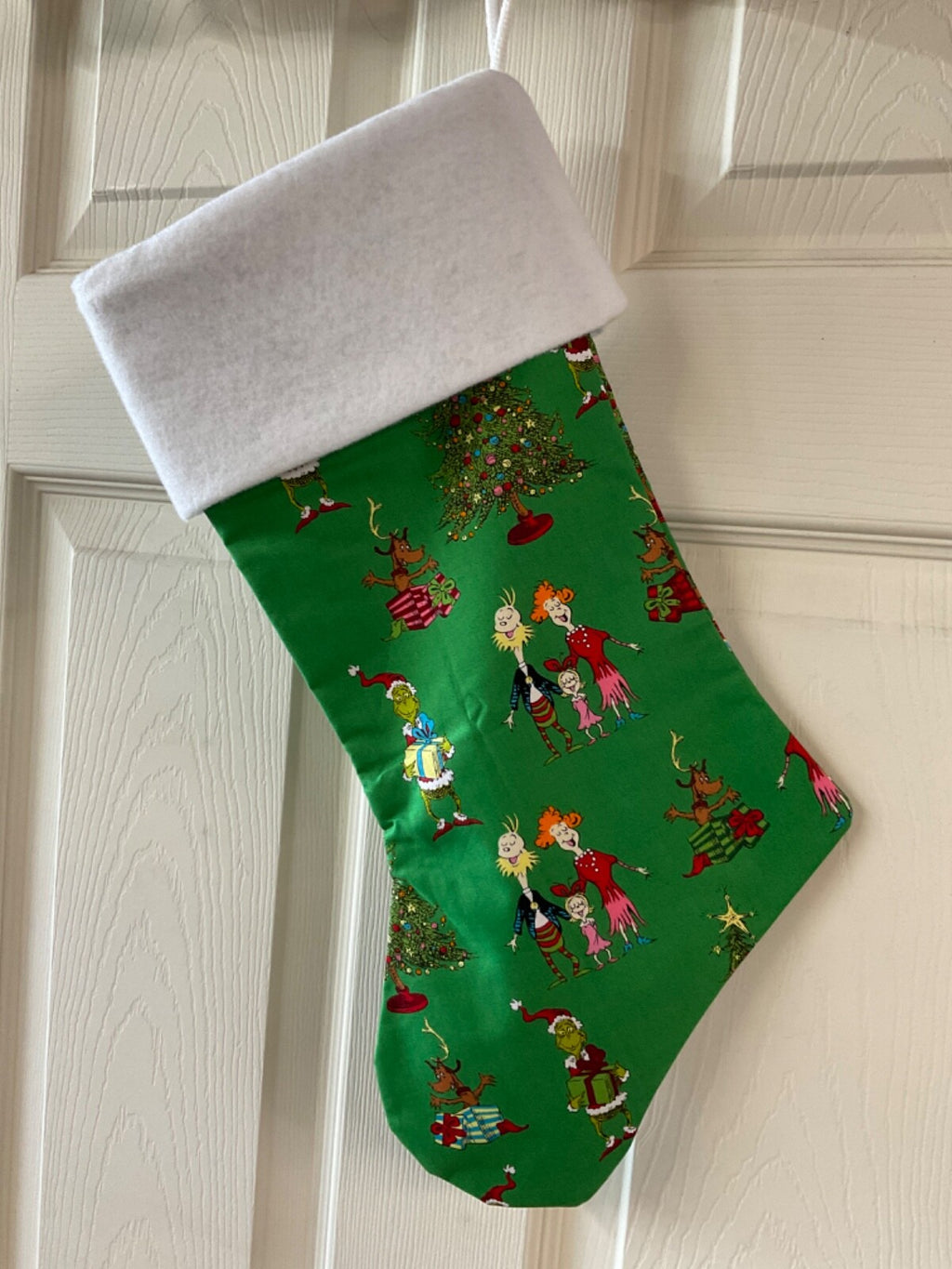 The Grinch ( green) Christmas Stocking