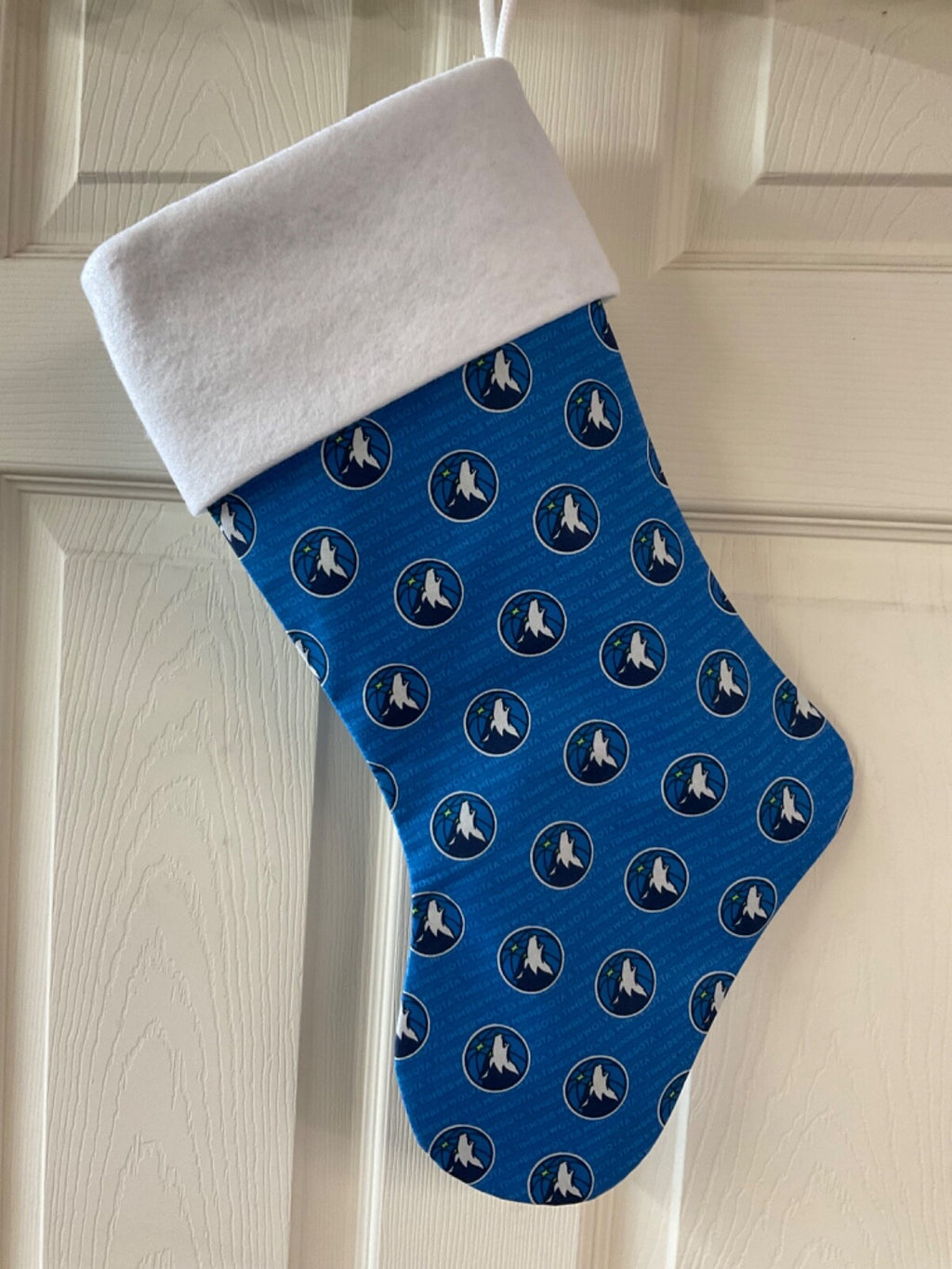 Minnesota Timber wolves  Christmas Stocking