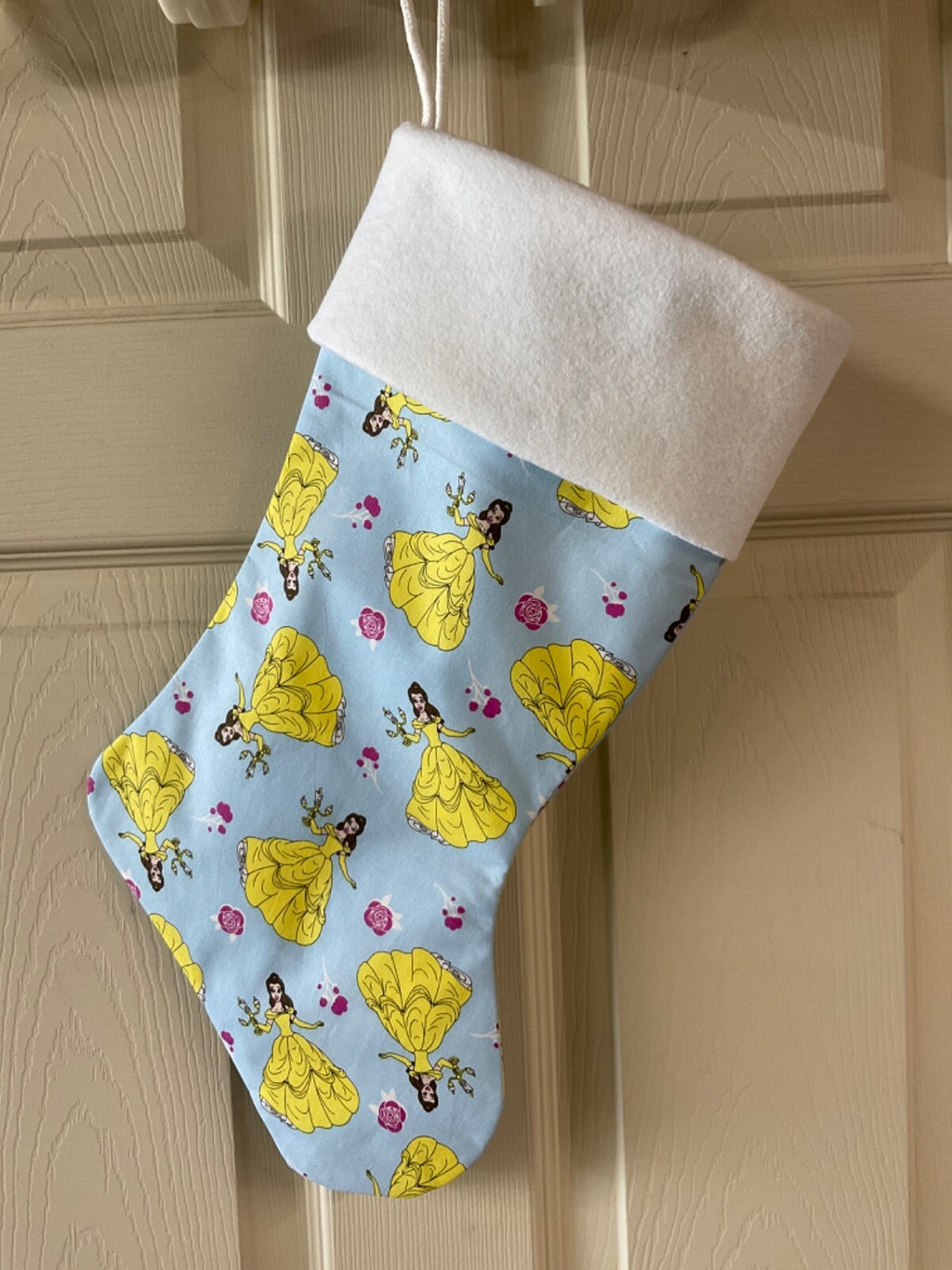 Princess Belle Christmas Stocking