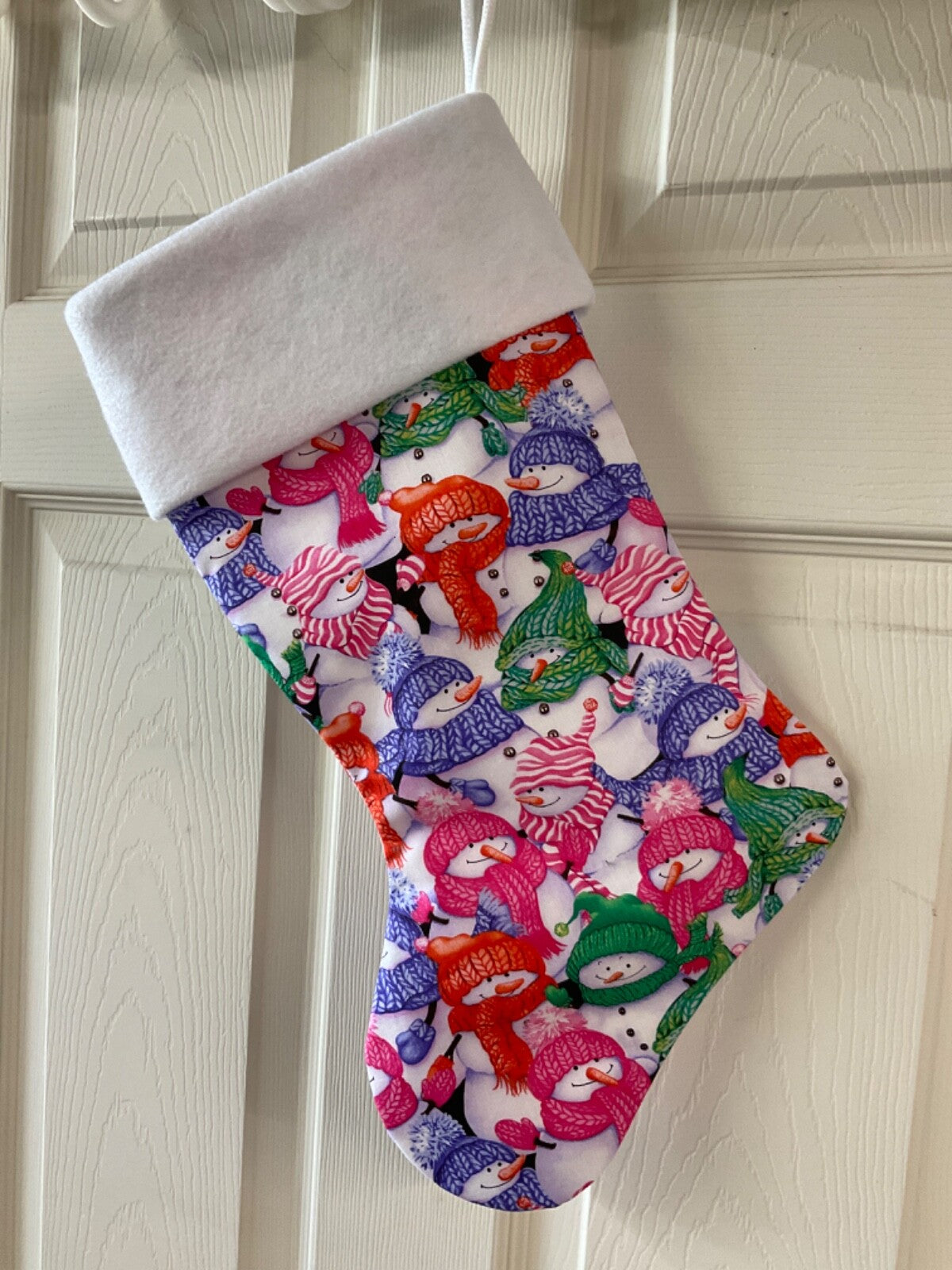 Snowman Christmas Stocking
