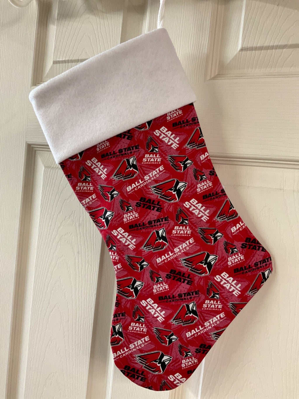 Ball State Cardinals Christmas Stocking