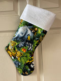 Jungle Animal Christmas Stocking