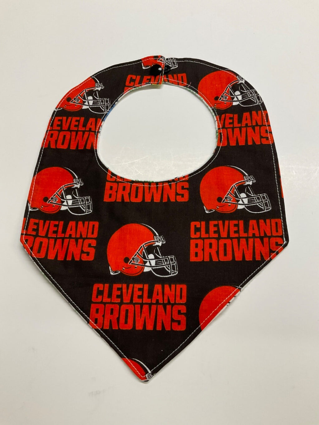 Cleveland Brown Handmade bib,