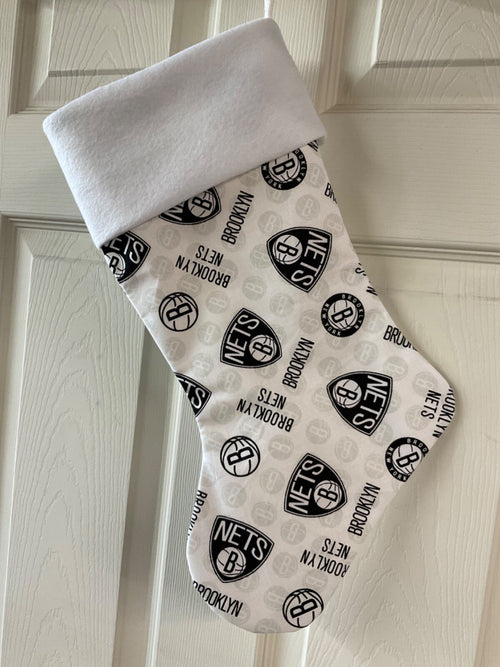 Brooklyn Nets  (White) Christmas Stocking