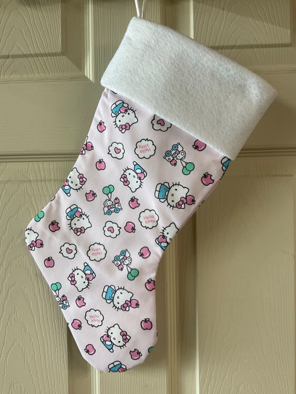 Hello Kitty Lt. pink Christmas Stocking