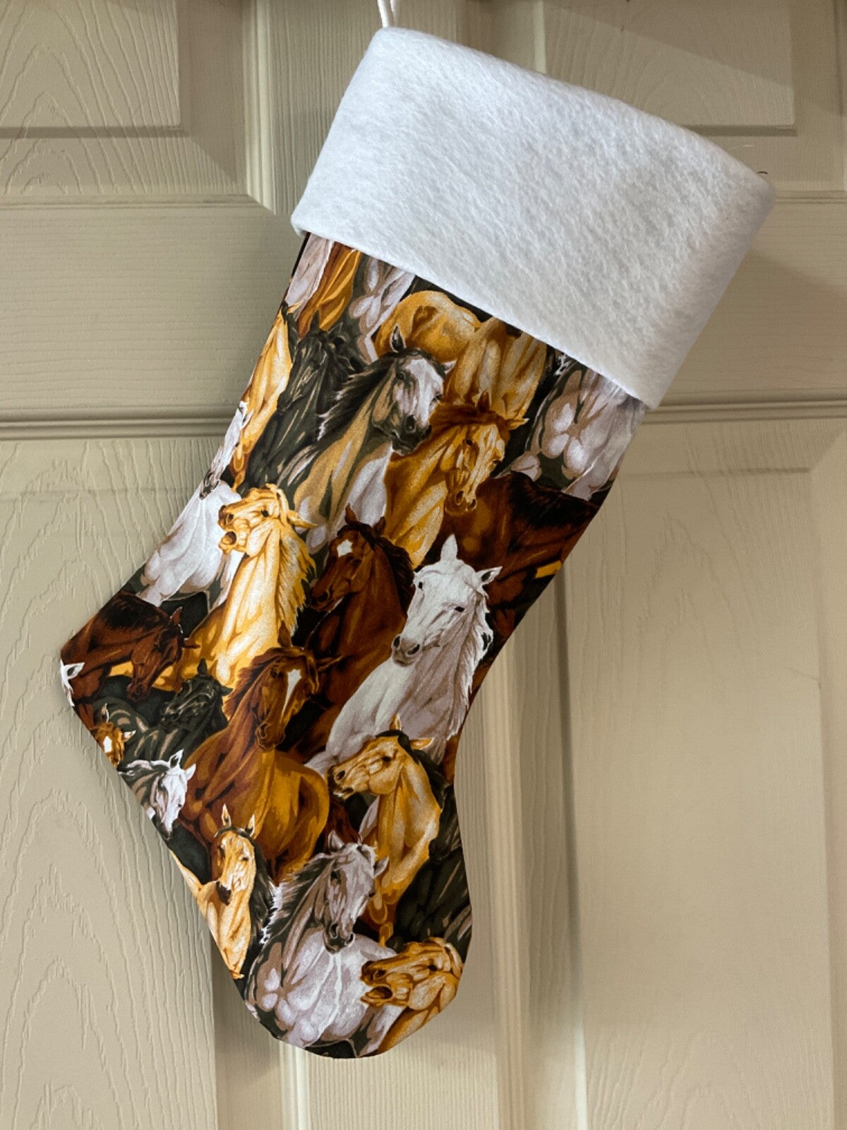 Horses Lover Christmas Stocking