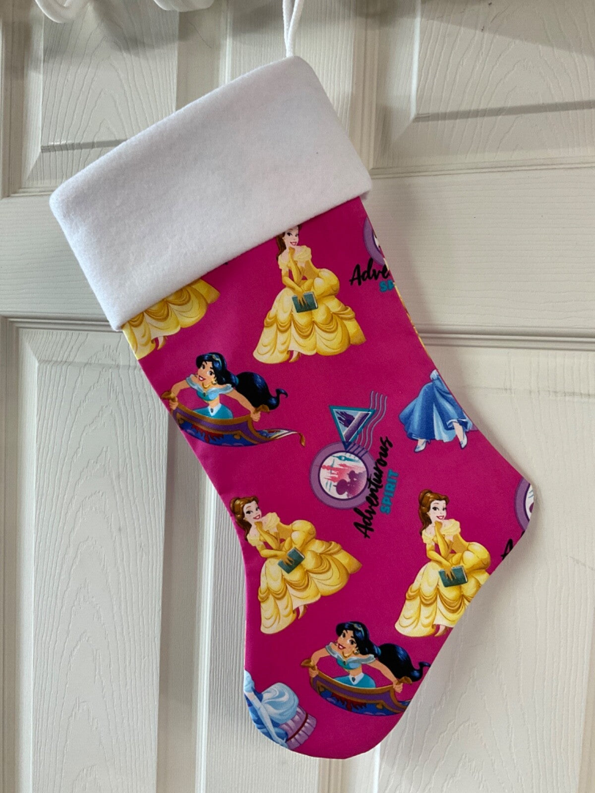 Princess (hot pink) Christmas Stocking