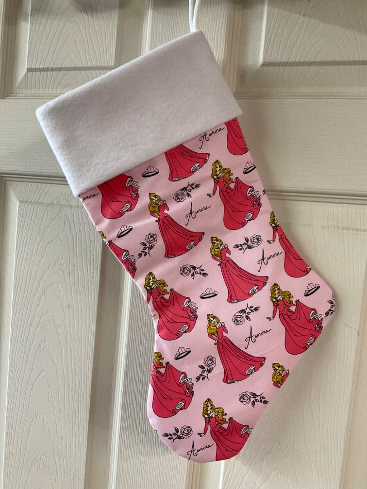 Sleeping Beauty Aurora Christmas Stocking