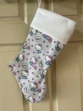 Hello Kitty Grey Christmas Stocking