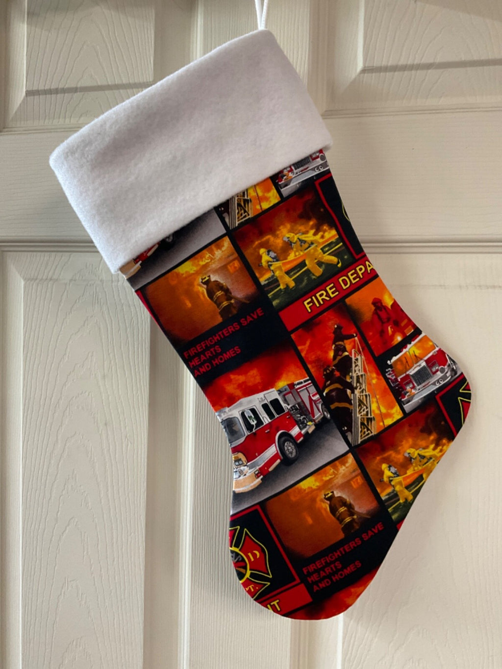 Firefighters Christmas Stocking