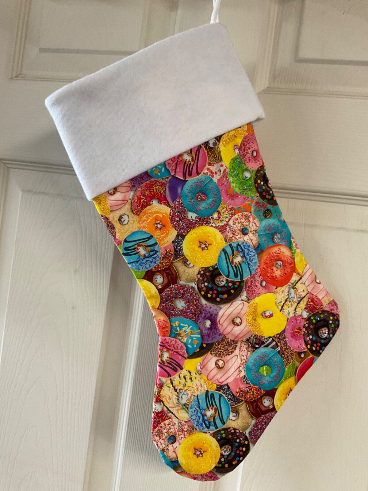 Donuts lover Christmas Stocking