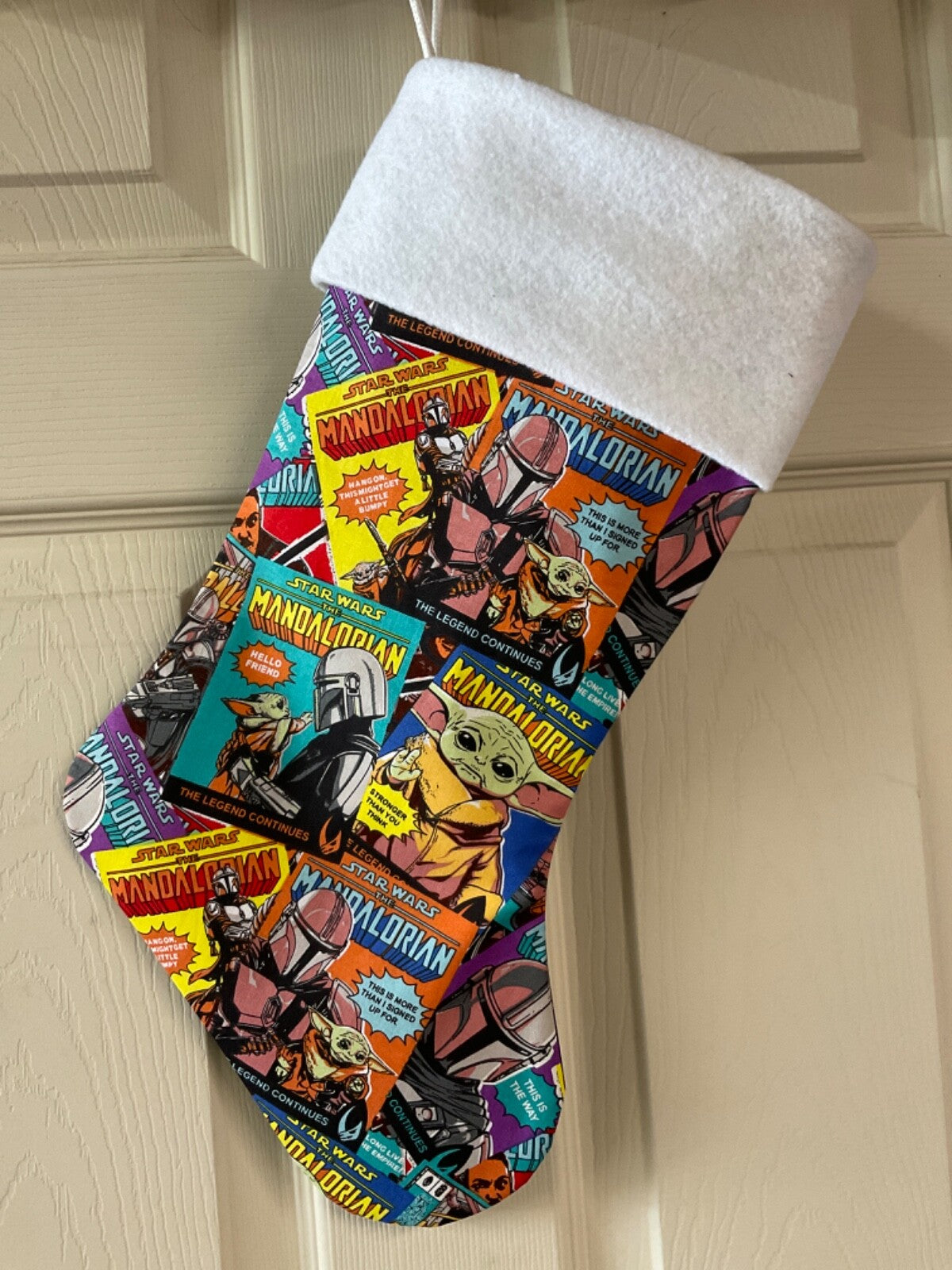 Star Wars Mandalorian Christmas Stocking