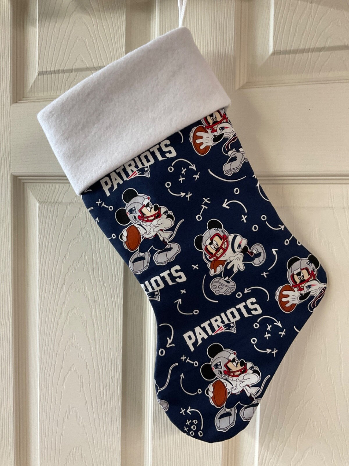 New England Patriots (Mickey) Christmas Stocking