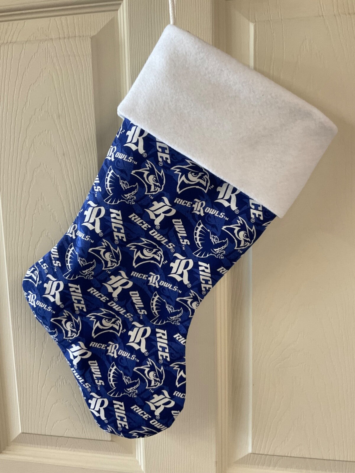 Rice Owls Christmas Stocking