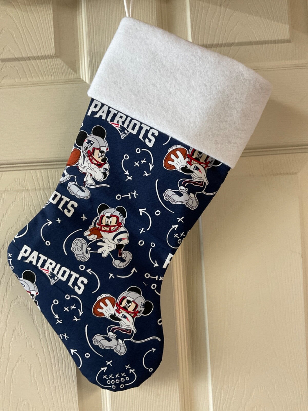New England Patriots (Mickey) Christmas Stocking