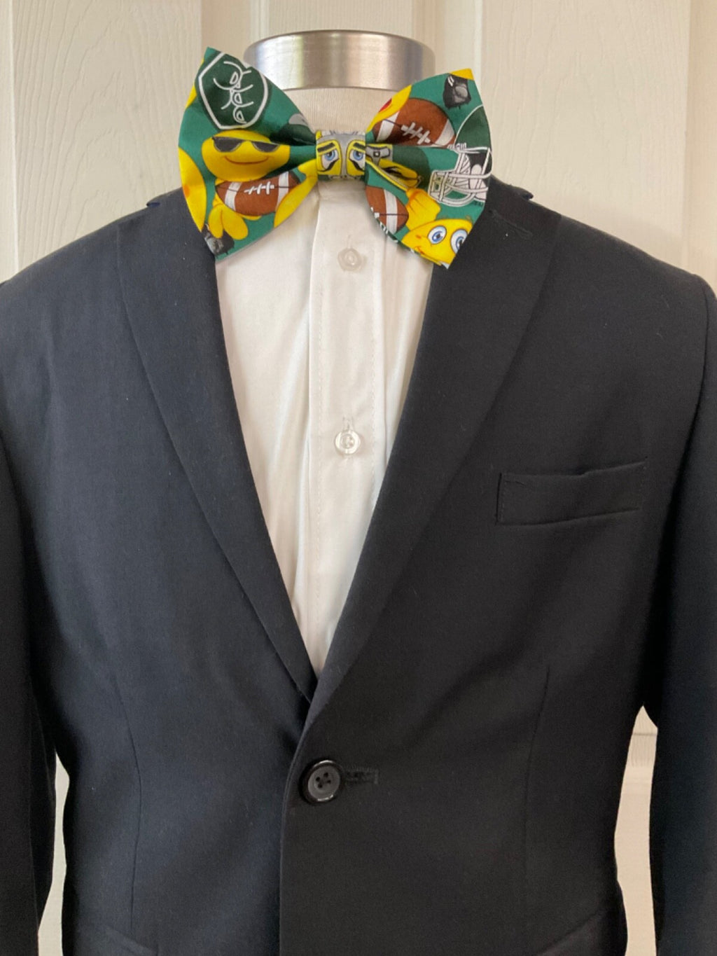Oregon Ducks emoji Pre-tied Bow Ties