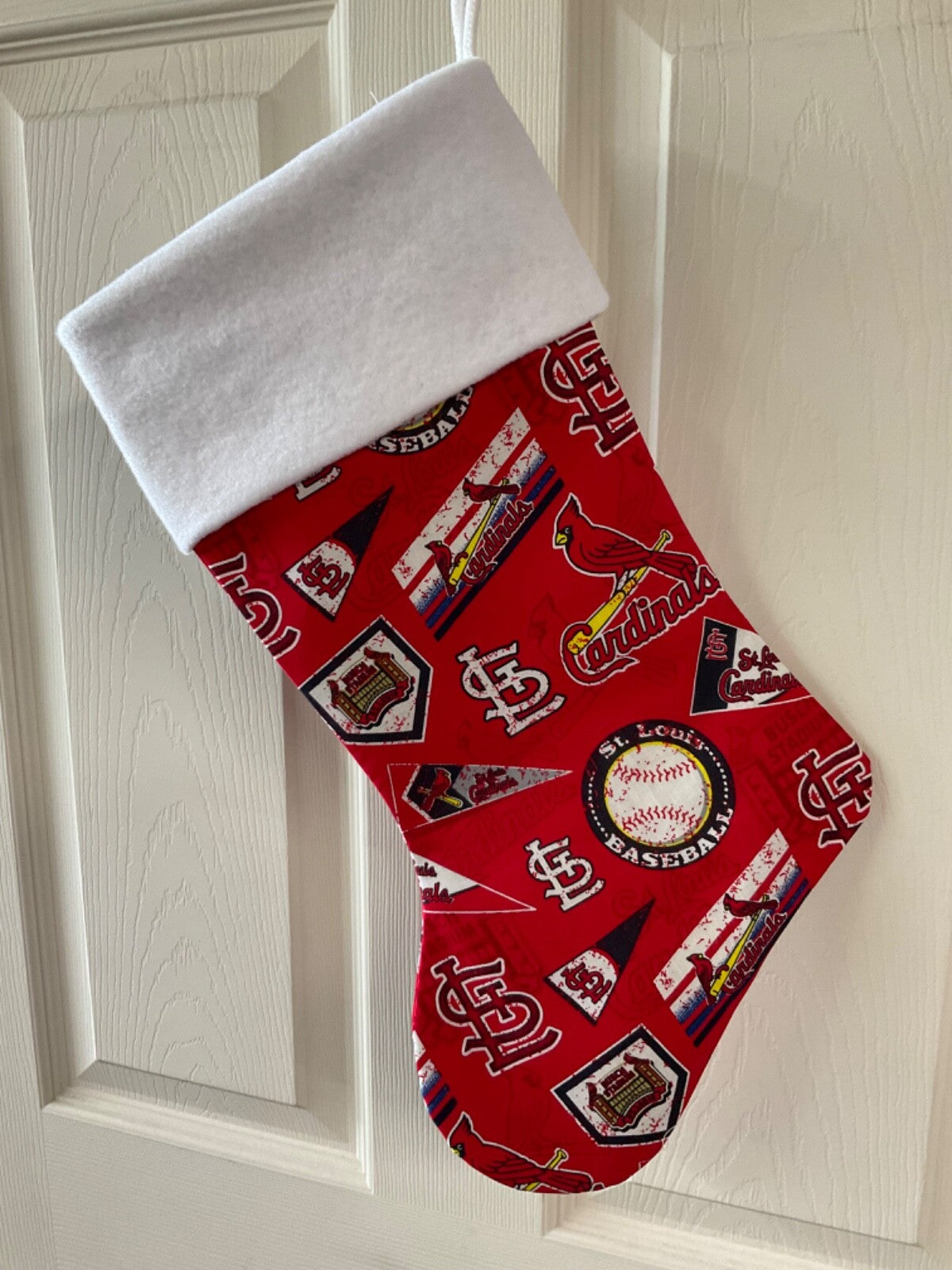 St Louis Cardinals pennant Christmas Stocking