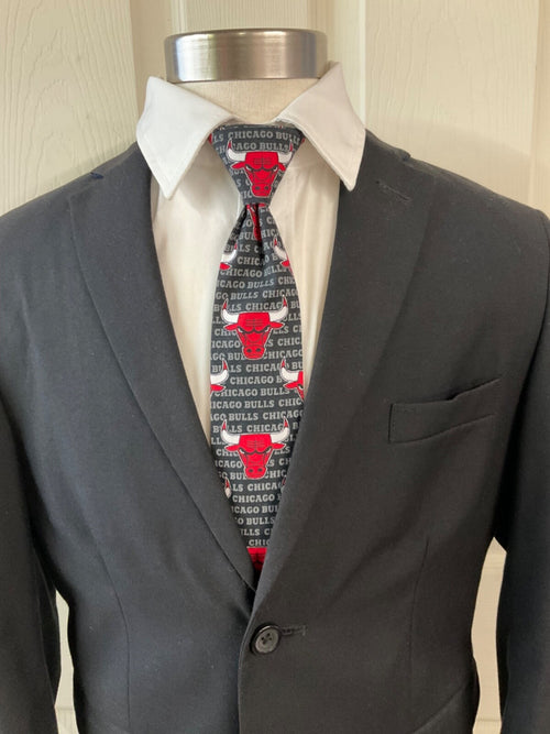 Chicago Bulls Kids to pre teen Pre-tied  Ties