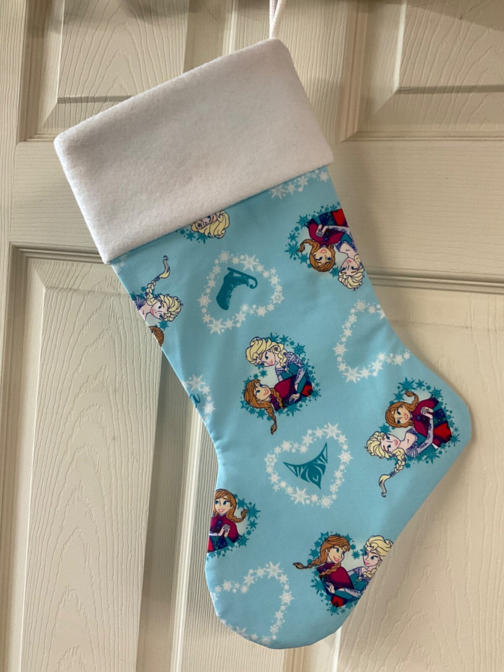 Frozen Princess Elsa and Anna Christmas Stocking