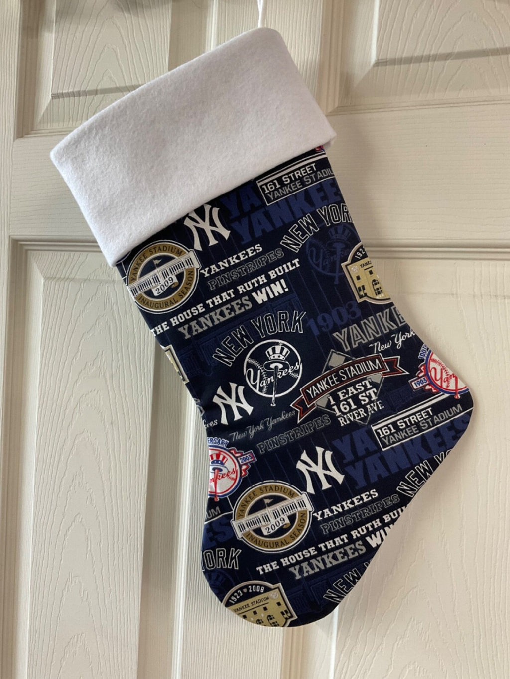 New York Yankee Stadium design Christmas Stocking