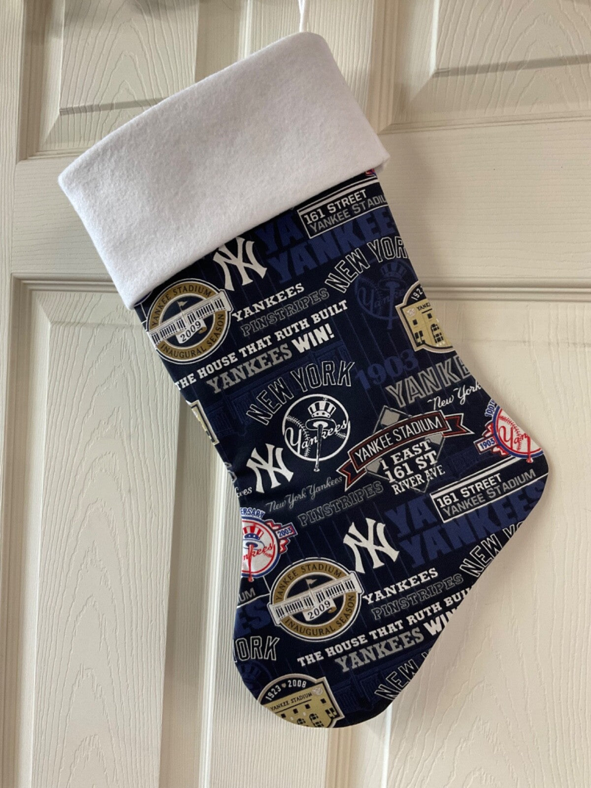 New York Yankee Stadium design Christmas Stocking