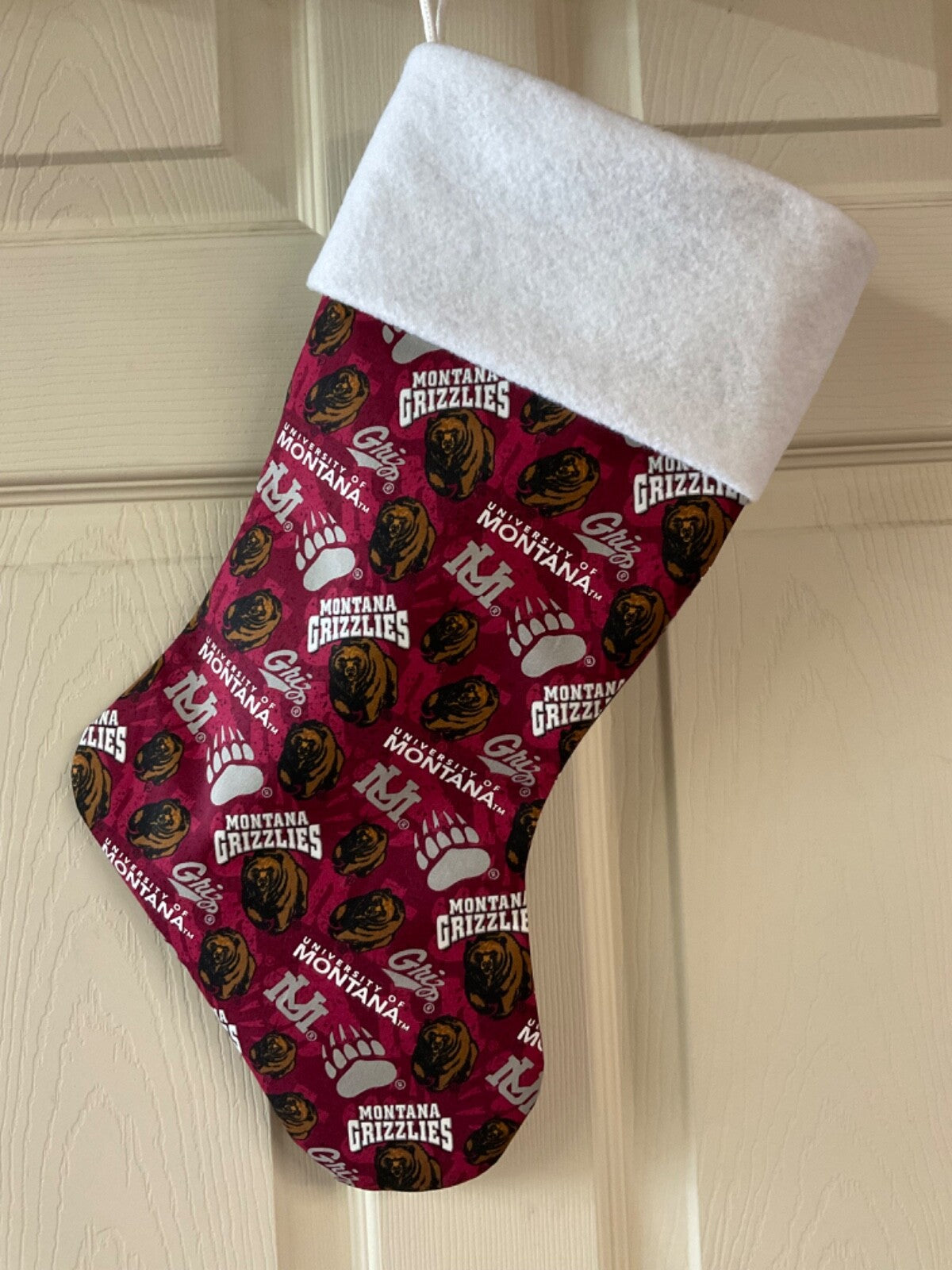Montana Grizzlies Christmas Stocking