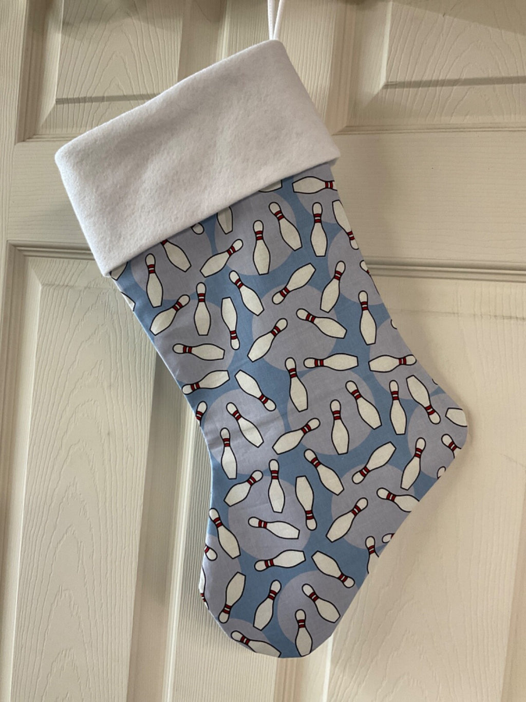 Bowling logo  Christmas Stocking