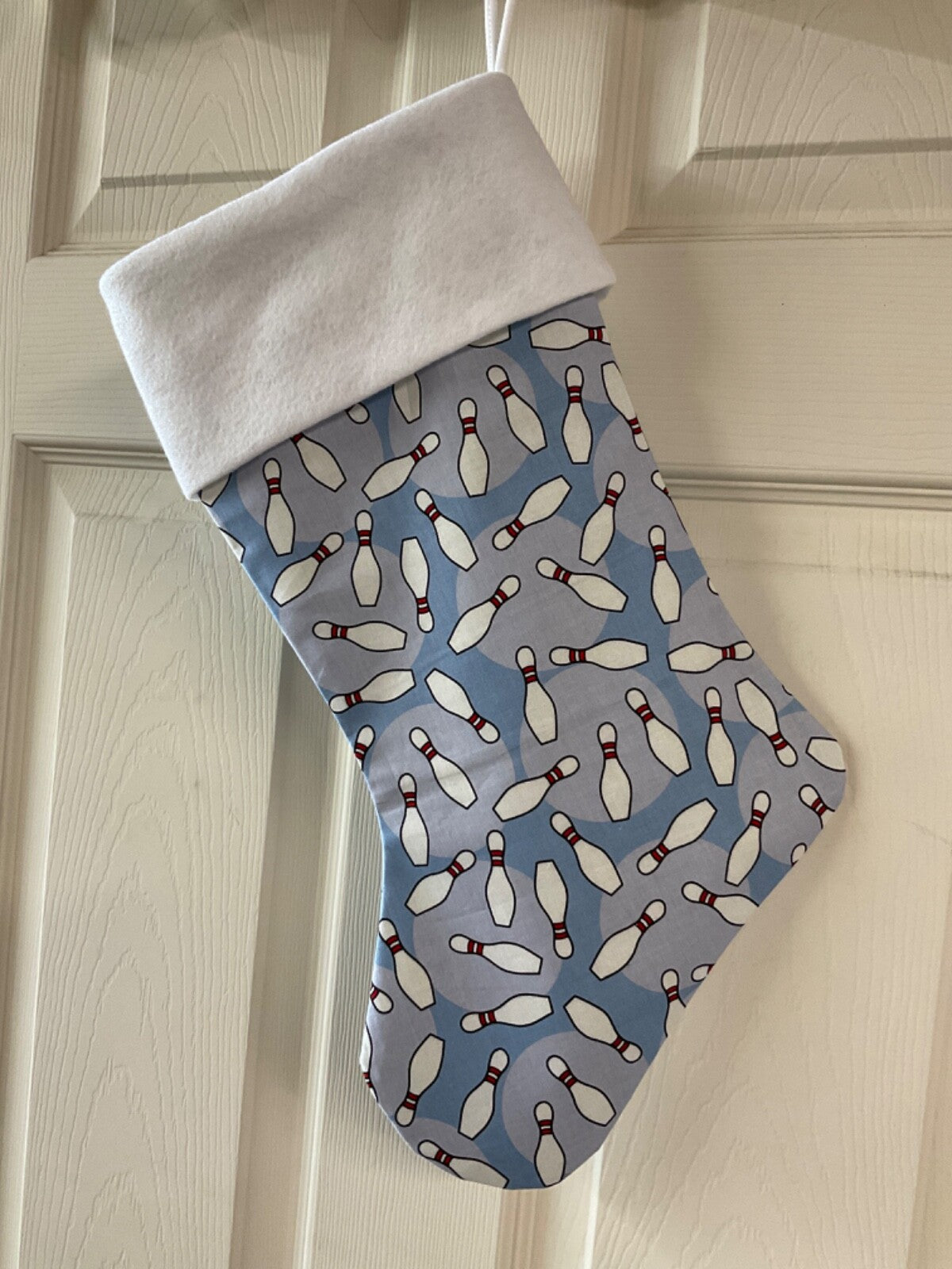Bowling logo  Christmas Stocking