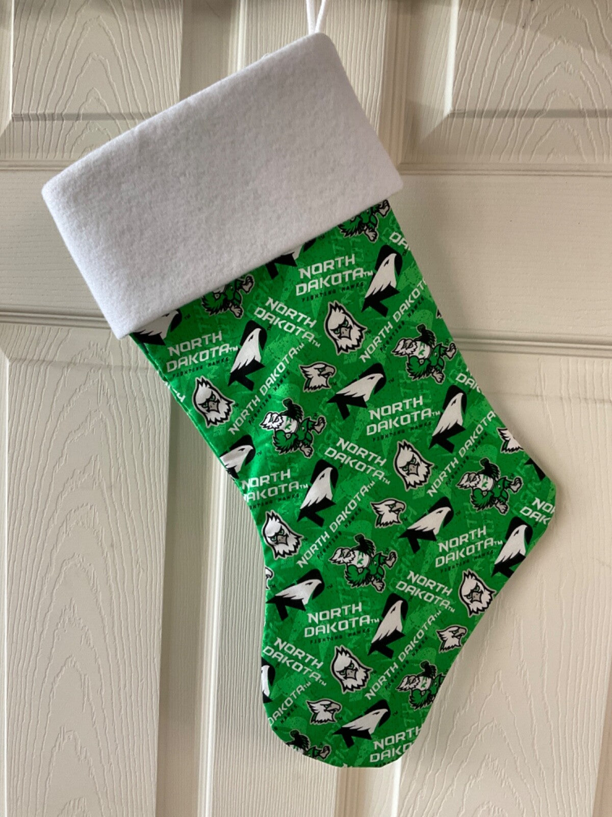 North Dakota Fighting Hawks Christmas Stocking