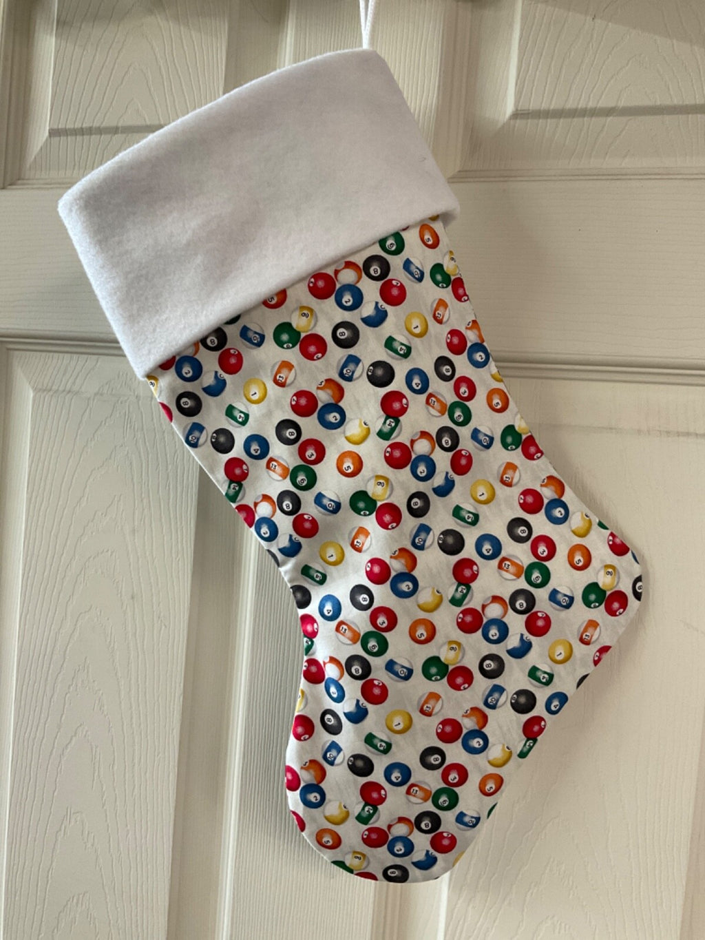 Pool Balls * Christmas Stocking