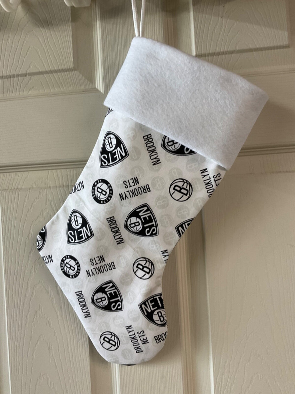 Brooklyn Nets  (White) Christmas Stocking