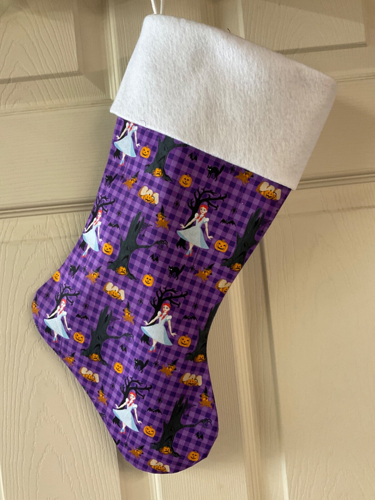 Alice and Wonderland Christmas Stocking