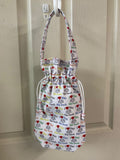 Handmade wine bottle gift bag #8