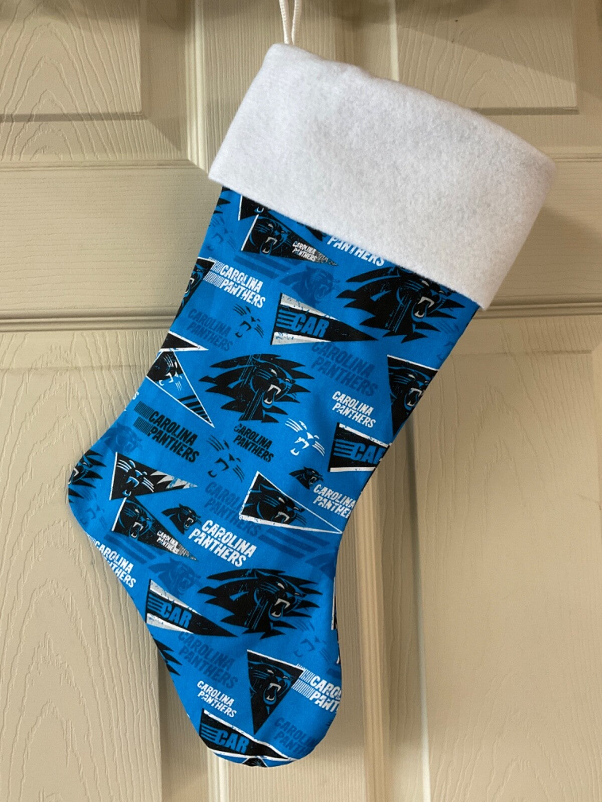 Carolina Panthers ( Pennant) Christmas Stocking